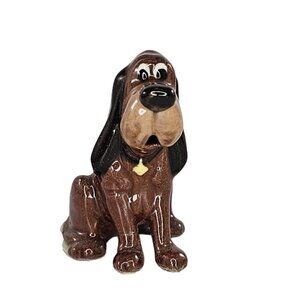 Hagen Renaker DIsney Trusty Lady And The Tramp Bloodhound Figurine *Repaired